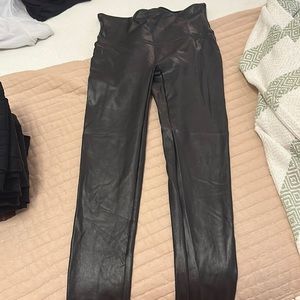 Spanx leather leggings never worn!
